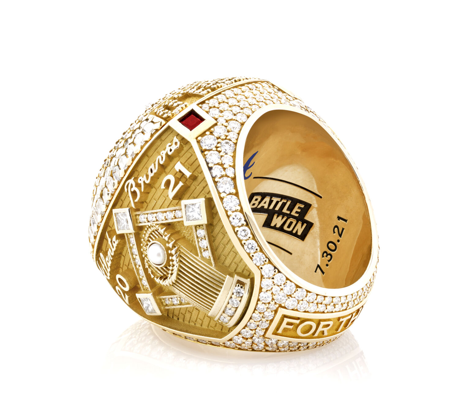 Will Smith - 2021 Atlanta Braves World Series Ring With Wooden Display Box  | eBay